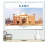 Indien - Imposant und Eindrucksvoll (hochwertiger Premium Wandkalender 2026 DIN A2 quer), Kunstdruck in Hochglanz: Der Kalender zeigt Ihnen ... eindrucksvollen und aufstrebenden Landes.