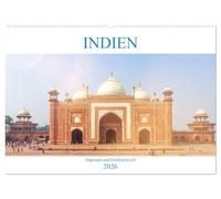 Indien - Imposant und Eindrucksvoll (Wandkalender 2026 DIN A2 quer), CALVENDO Monatskalender: Der Kalender zeigt Ihnen Impressionen dieses eindrucksvollen und aufstrebenden Landes.