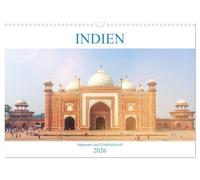 Indien - Imposant und Eindrucksvoll (Wandkalender 2026 DIN A3 quer), CALVENDO Monatskalender: Der Kalender zeigt Ihnen Impressionen dieses eindrucksvollen und aufstrebenden Landes.