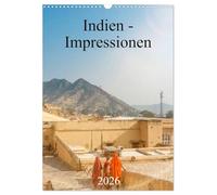 Indien - Impressionen (Wandkalender 2026 DIN A3 hoch), CALVENDO Monatskalender: Der Kalender zeigt Ihnen Impressionen dieses eindrucksvollen und aufstrebenden Landes.