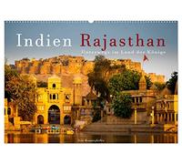 Indien Rajasthan: Unterwegs im Land der Könige (Wandkalender 2026 DIN A2 quer), CALVENDO Monatskalender: 12 brillante Aufnahmen aus Rajasthan