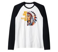 Indigenous Peoples' Day No One is Illegal on Stolen Land Camiseta Manga Raglan