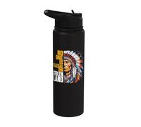 Indigenous Peoples' Day No One is Illegal on Stolen Land Stainless Steel Insulated Water Bottle