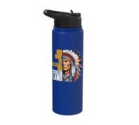 Indigenous Peoples' Day No One is Illegal on Stolen Land Stainless Steel Insulated Water Bottle