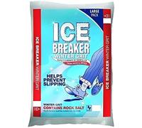 Indigo Sal de roca descongelante blanca - Bolsa de 23 kg - Grano de acción rápida para eliminar hielo y nieve en invierno - Sal limpia y de bajo residuo para calzadas, carreteras, caminos