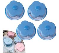 Indigopetco Pet Hair Remover Laundry, Pet Hair, Lint Catcher, Floating Hair Filtering Mesh Removal, Reusable Pet Fur Remover Filter Washer Lint Trap Net Pouch (Rosado (4PCS))
