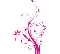 INDIGOS UG Adhesivo para Pared, Rosa, 40x25 cm