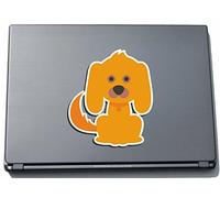 Indigos UG clm033-150 - Pegatina para Ordenador portátil, diseño Funny Little Monster Cute Dog, 150 x 130 mm