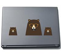 Indigos UG clm036-210 - Pegatina para Ordenador portátil, diseño Funny Little Monster Cute Dog, 210 mm