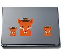 Indigos UG clm039-210 - Pegatina para Ordenador portátil, diseño Funny Little Monster Cute Dog, 210 mm