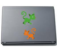 Indigos UG clm040-210 - Pegatina para Ordenador portátil, diseño Funny Little Monster Cute Dog, 210 x 108 mm