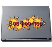 Indigos UG comic003-150 - Pegatina para Ordenador portátil, diseño Comic Funny Scene Boo-hoo-hoo, 150 mm