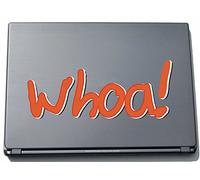 Indigos UG comic010-210 - Pegatina para Ordenador portátil, diseño Comic Funny Scene Whoa, 210 mm