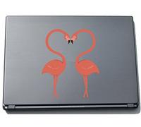 Indigos UG lovely018-210 - Pegatina para Ordenador portátil, diseño Sweet Heart Two Swans Love Machen, 210 x 179 mm