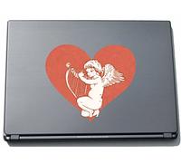 Indigos UG lovely021-150 - Pegatina para Ordenador portátil, diseño Sweet Heart Angel, 150 x 164 mm