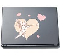Indigos UG lovely030-150 - Pegatina para Ordenador portátil, diseño Sweet Heart Angel, 150 x 165 mm