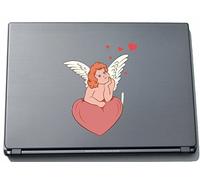 Indigos UG lovely035-150 - Pegatina para Ordenador portátil, diseño Sweet Heart Angel, 150 x 119 mm