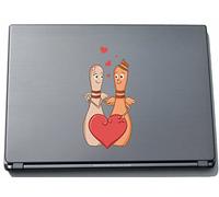 Indigos UG lovely038-210 - Pegatina para Ordenador portátil, diseño Sweet Heart People Fall in Love, 210 x 110 mm