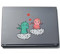 Indigos UG lovely045-210 - Pegatina para Ordenador portátil, diseño Sweet Heart Angel, 210 x 227 mm