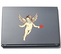 Indigos UG lovely050-150 - Pegatina para Ordenador portátil, diseño Sweet Heart Angel, 150 x 135 mm
