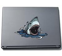 Indigos UG Misc1-Sharks3-210 - Pegatina para Ordenador portátil, diseño Wild Shark, 210 mm