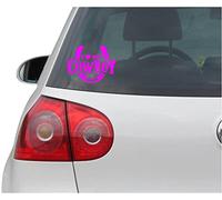 INDIGOS UG Pegatina Coche - Sticker - Auto - JDM - Die Cut - I Love My Cowboy Decal Car Window Laptop Sticker - Pink - Rosa - 116mmx88mm