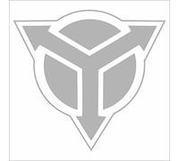 INDIGOS UG Pegatina Coche - Sticker - Auto - JDM - Die Cut - Killzone Decal HELGHAST HELGHAN PS3 Shooter Sticker - Plata - 88mmx83mm