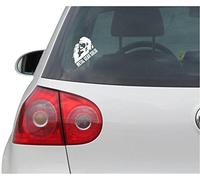 INDIGOS UG Pegatina Coche - Sticker - Auto - JDM - Die Cut - Metal Gear Solid Decal PS3 Snake Laptop Window Sticker - Blanco - 88mmx99mm