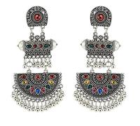 Indio Vintage Bollywood México Gitano Ear Rings Pendientes Tradicionales Jhumka Jhumki Para Mujeres Y Niñas 2 Colores Pendientes De Campana Colgantes Para Mujer