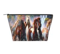 Indios Nativos Americanos Caballos, Bolsa de artículos de tocador Bolsa de Maquillaje Bolsa de cosméticos Bolsa de artículos de tocador de Viaje portátil