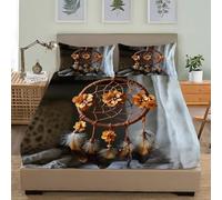 Individual 3D Sábana Bajera Ajustable 150x190 cm Bohemia Plumas AtrapasueñOs para 5-30 cm Colchones Color Claro Juego de Ropa de Cama Microfibre Hipoalergénico Transpirable