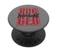 Individualista rudo Capitalismo Estadounidense PopSockets PopGrip Adhesivo