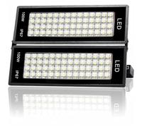Indmird Foco LED Exterior 200W, 28000LM Focos Led 7000K Blanco Frío foco Proyector LEd Impermeable IP66 Luz led exterior para Garaje Jardín Granja Fábrica Almacén Estadio