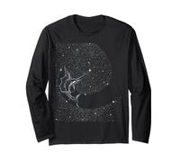 Indo-Pacífico Pez Vela Bajo Las Estrellas Vintage Océano Natur Manga Larga