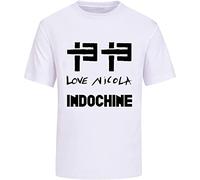 Indochine Groupe Rock T-Shirt Men Casual Summer Tees Tops Shirt Unisex tee T-Shirt White 3XL