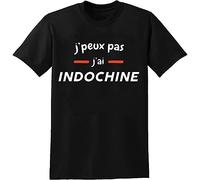 Indochine I Can't I Have Indochine T-Shirt Men's Basic Short Sleeve Tees Men Clothing Unisex tee Black