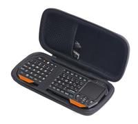 inDomit Funda protectora rígida de viaje compatible con Fosmon Mini teclado Bluetooth QWERTY | Carcasa rígida de EVA, funda para mini teclado, solo funda negra