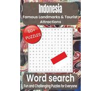 Indonesia Word Search Puzzle Book: Word Searches with Easy to Read Print about Indonesia, Tourist Attractions, Landmarks and More I 6x9 inches, 110 ... Holidays, Free Times and Stress Relief