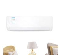 Indoor Air Conditioner Cover - Dust Dirt Protection for Window Wall Units | Waterproof Polyester Material with Elastic, Easy Installation, Seasonal AC Storage Use 33.86 x 12.20in