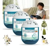 Indoor Air Purification Dust Removal Magic Box, Multi-Functional Air Magic Box, 120g Automatic Dust Collection Airs Purifier, Airs Magics Boxes Dusts Cleaner, for Pet Areas, Home (3pcs)