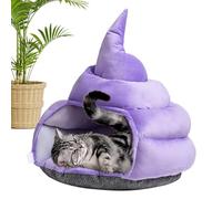 Indoor Cat House, Poop Shape Cat House, Soft Cat Tent, Comfortable and Cozy Pet Hut, Warm Shelter For Small Pets, Cat Beds and Supplies For Cats and Small Dogs For Rest17.32x18.5 Inches