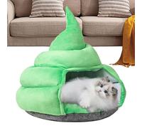 Indoor Cat House, Poop Shape Cat House, Soft Cat Tent, Comfortable and Cozy Pet Hut, Warm Shelter For Small Pets, Cat Beds and Supplies For Cats and Small Dogs For Rest17.32x18.5 Inches