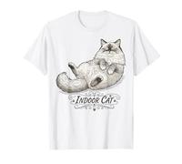 Indoor Cat Ragdoll Cat Mom Estilo Hogareño Cozy Camiseta