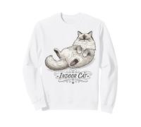 Indoor Cat Ragdoll Cat Mom Estilo Hogareño Cozy Sudadera