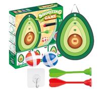 Indoor Dart Board, Sticky Ball, Safe Play Inspired Skill Development Hand-Eye Coordination Focus Enhancement Social Interaction, Garden Toys for Outside, Backyard, Yard