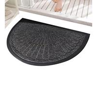 Indoor Door Mat, Non-Slip Entrance Carpet, 15.75x23.62 Inches Quick Dry Grip, Semi-Circular Absorbent Rug with Balance, Bedroom Porch Pad with Style, Home Accessories for Mud Dirt Dog Paw Shoe Prints