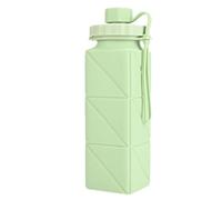 Indoor Foldable Water, Bottle for Outdoor, 600ml Square Silicone, Water Cup