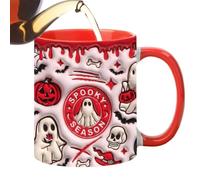Indoor Ghost Mug, 3D Halloween Coffee, Mug Cute with, Handle Innovative