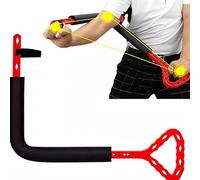 Indoor Golf Swing Trainer - Corrector for Swing Plane and Arm Rotation, Portable Golf Training Aid for Men (Right/Left Handed)(Green)