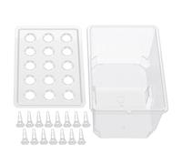 Indoor Hydroponic Garden - 15 Pod Planter Box for Vegetables Herbs Flowers | Compact Tray with Water Reservoir, Adjustable LED Lighting, Nutrient Circulation System for Indoor Kitchen Greenhouse